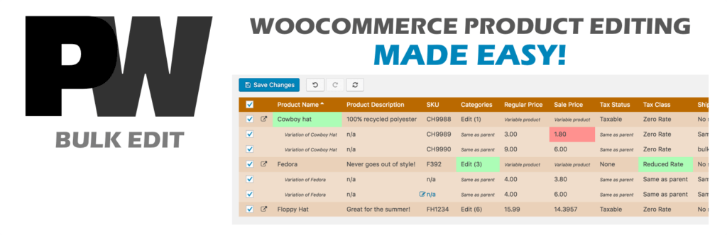 WordPress批量修改WooCommerce产品插件 WordPress批量修改WooCommerce产品插件